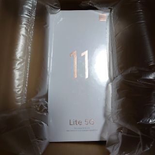 アンドロイド(ANDROID)のXiaomi Mi11Lite 5G  SIMフリー ブラック(スマートフォン本体)