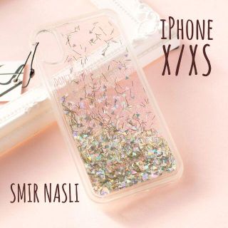 サミールナスリ(SMIR NASLI)のタグ付き新品★サミールナスリ グリッターiPhoneケース X/XS(iPhoneケース)