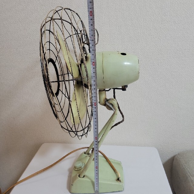 明電舎 MEIDENSHADESKFAN　古い扇風機 昭和レトロ　アンティークレトロ家電