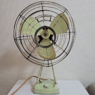 明電舎 MEIDENSHADESKFAN　古い扇風機 昭和レトロ　アンティークレトロ家電