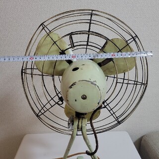 アンティーク風　扇風機　antique fan 動作確認済　幅21.5×高27