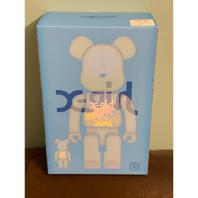 MEDICOM TOY(メディコムトイ)のBE@RBRICK  X-girl 2021 400％×100% エンタメ/ホビーのフィギュア(その他)の商品写真