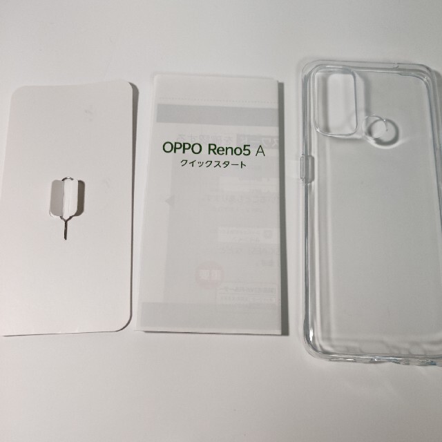 OPPO Reno5 A 5G　シルバーブラック