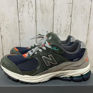 ニューバランス(New Balance)のNEW BALANCE ML2002RF "OLIVE/ORANGE"(スニーカー)