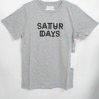 サタデーズサーフニューヨークシティー(SATURDAYS SURF NYC)の【XS】サタデーズニューヨークシティ/半袖Tシャツ/Deco Neus/グレー(Tシャツ/カットソー(半袖/袖なし))