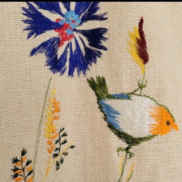 45R - 45R/45rpm/ギマツィード刺繍ワンピースの通販 by Nathalie's 45R - 45R/45rpm/ギマツィード刺繍ワンピースの通販 by Nathalie's