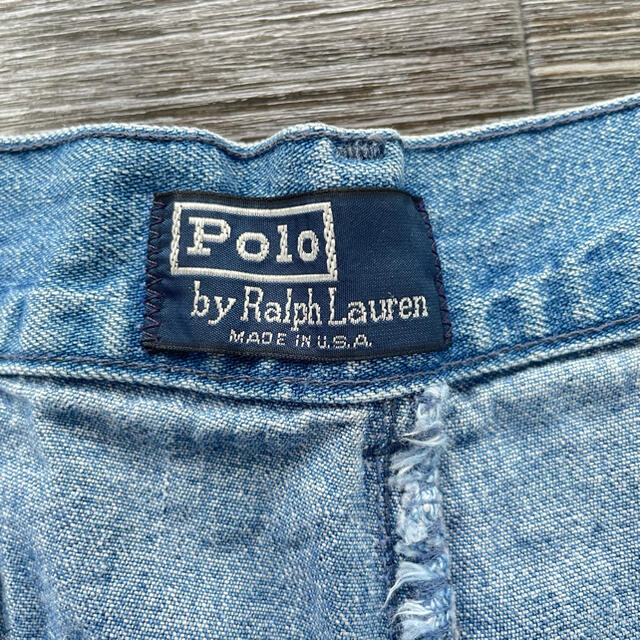 POLO RALPH LAUREN(ポロラルフローレン)のUSA製　POLO RALPH LAUREN デニム　ショートパンツ メンズのパンツ(ショートパンツ)の商品写真