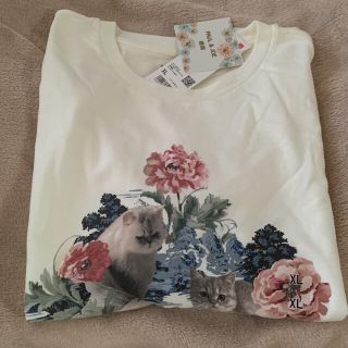 ユニクロ(UNIQLO)のユニクロ ポール&ジョー コラボ Tシャツ 猫柄(Tシャツ(半袖/袖なし))