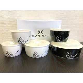 ハナエモリ(HANAE MORI)のHANAE MORI タッパー5点セット　(陶器)(容器)