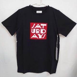 サタデーズサーフニューヨークシティー(SATURDAYS SURF NYC)の【XS】サタデーズニューヨークシティ/半袖Tシャツ/Aperit/黒(Tシャツ/カットソー(半袖/袖なし))