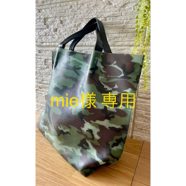 GIANNI CHIARINI ジャンニキアリーニ PVCトート カモフラ