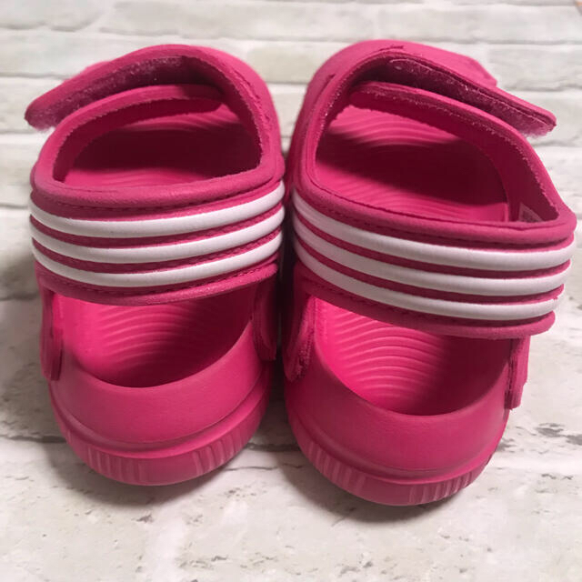 adidas(アディダス)の美品　アディダス  サンダル　14センチ❣️ピンク キッズ/ベビー/マタニティのベビー靴/シューズ(~14cm)(サンダル)の商品写真