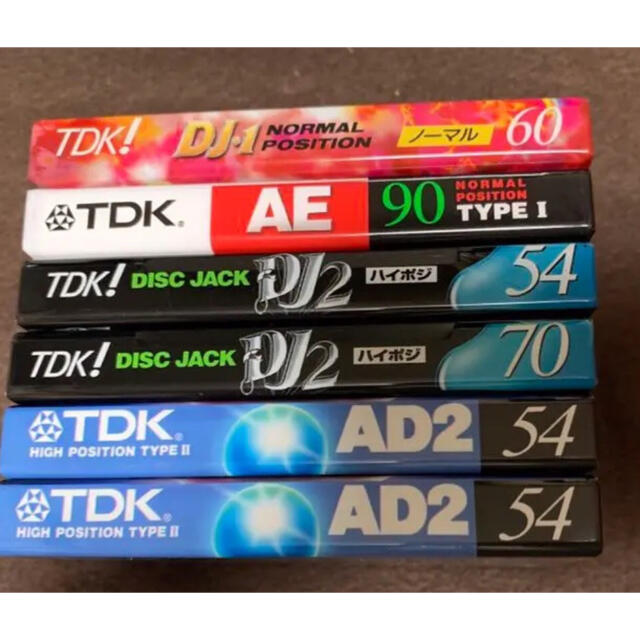 TDK(ティーディーケイ)のTDKカセットテープ6本 新品未使用未開封 即購入OK エンタメ/ホビーのCD(その他)の商品写真