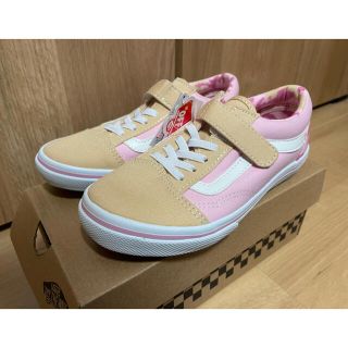 ヴァンズ(VANS)の新品VANSオールドスクールoldskoolkidsピンク21cm(スニーカー)