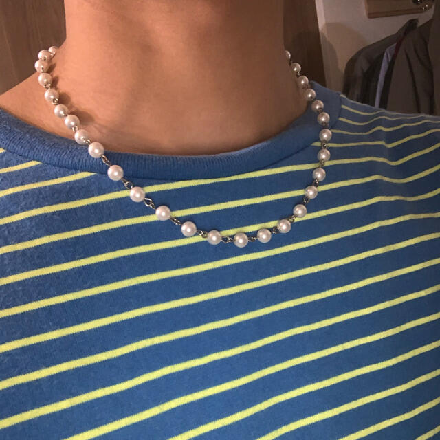 KAPITAL(キャピタル)のパールネックレス　pearl necklace メンズのアクセサリー(ネックレス)の商品写真