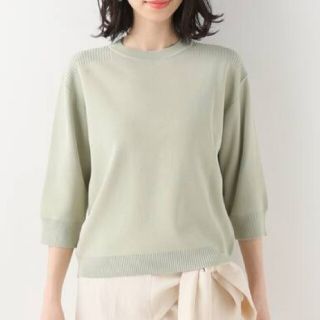 ステュディオス(STUDIOUS)のCLANE　 HALF SLEEVE BASIC COMPACTニット(ニット/セーター)