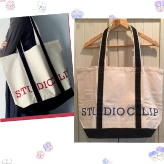 スタディオクリップ(STUDIO CLIP)のstudio CLIP☆ノベルティ☆BIGトートBAG〈ブルー〉(トートバッグ)