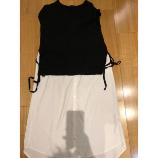 ヴィス(ViS)の【SALE】美品　早い者勝ち　vis シャツ　ワンピース　ベスト　リボン(ロングワンピース/マキシワンピース)