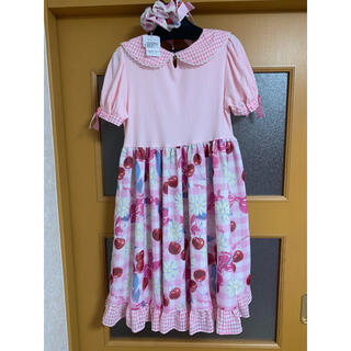 新品タグ付き Sweet Cherry Margaret ワンピース ブルー