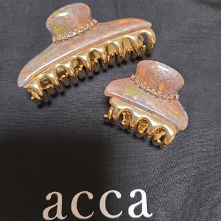 アッカ(acca)のacca 　ニューコラーナ　限定色　クリップ　アッカ(バレッタ/ヘアクリップ)