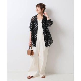 スピックアンドスパン(Spick & Span)のSpick and Span シアードットサファリ シャツ(シャツ/ブラウス(長袖/七分))