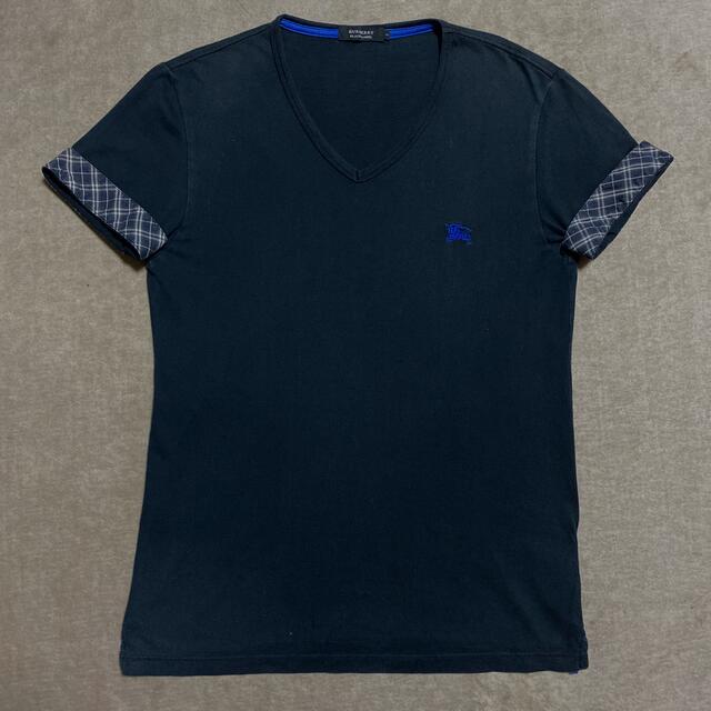 BURBERRY BLACK LABEL(バーバリーブラックレーベル)の【wavy様専用　バーバリーブラックレーベル】半袖Tシャツ　サイズ2 メンズのトップス(Tシャツ/カットソー(半袖/袖なし))の商品写真