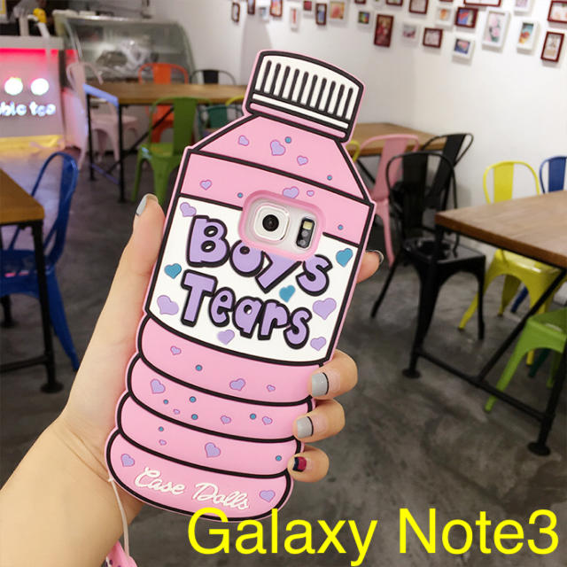 1点のみ 大人気 韓国風ペットボトルシリコンケース Galaxy Note3の