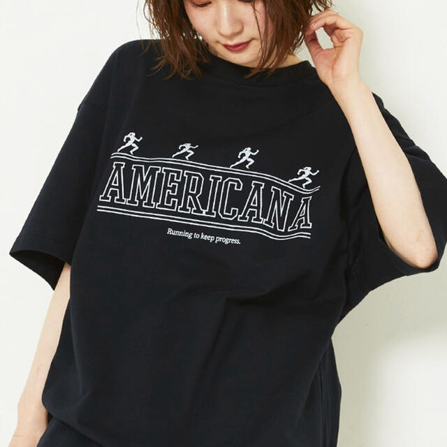 アメリカーナ×フリークスストア☆チュニックTシャツ 2