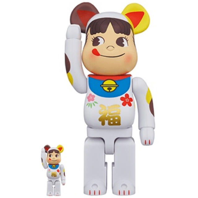 BE@RBRICK 招き猫 ペコちゃん 100% 400%エンタメ/ホビー