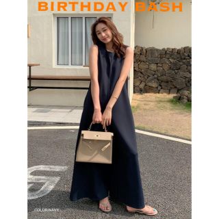 ザラ(ZARA)の★週末限定お値下げ★バースデーバッシュ LUXE ロンパース ネイビー(ロングワンピース/マキシワンピース)