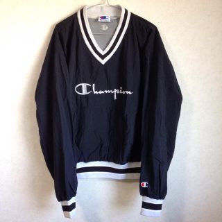 チャンピオン(Champion)の80s~90s vintage❗️Champion Vネックナイロンブルゾン(ナイロンジャケット)