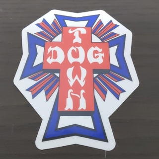 DOG TOWN - (縦11cm横9cm) DOGTOWN ステッカー