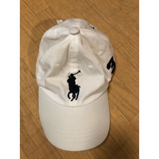 ポロラルフローレン(POLO RALPH LAUREN)のラルフローレン　帽子　ホワイト　レディース(キャップ)