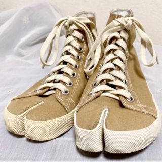 マルタンマルジェラ(Maison Martin Margiela)のMaison Margiela マルジェラ  スニーカー　35 ベージュ　(スニーカー)