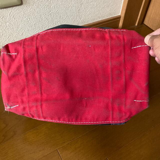 L.L.Bean(エルエルビーン)のＬ.Ｌ.ビーン　トートバッグ　黒×赤×紺　中古品 メンズのバッグ(トートバッグ)の商品写真
