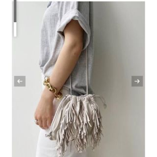 アパルトモンドゥーズィエムクラス(L'Appartement DEUXIEME CLASSE)の【GOOD GRIEF!/グッドグリーフ】Fringe mini Bag(ショルダーバッグ)