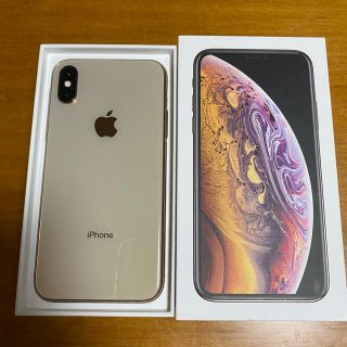 アップル(Apple)のiPhone XS gold 64GB SIMフリー　超美品(スマートフォン本体)