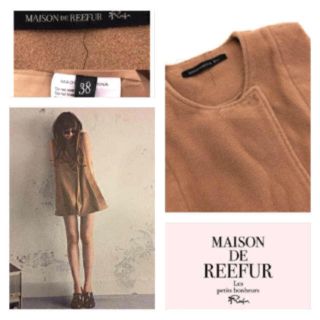 メゾンドリーファー(Maison de Reefur)のリーファーウールワンピース(ミニワンピース)