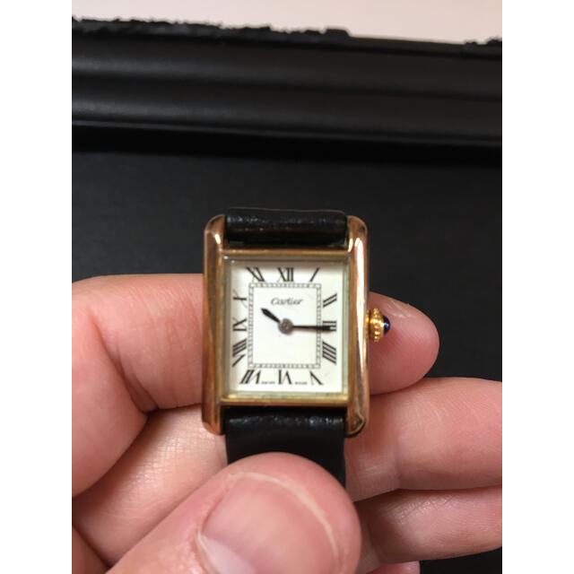 【代引き不可】 Cartier - 希少品　アンティーク　カルティエ　マストタンク　SM　初期　アンティーク　手巻き 腕時計