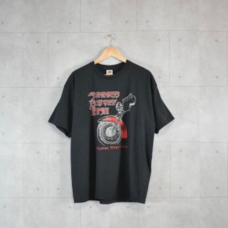 ヘインズ(Hanes)のバンド グッドプリント Tシャツ 90年代 ブラック USA製 古着(Tシャツ/カットソー(半袖/袖なし))