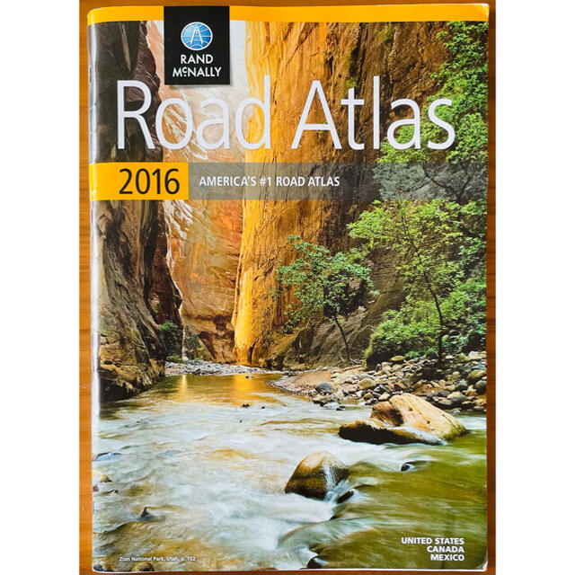 Road Atlas ロードアトラス　2016  アメリカ　地図　マップ