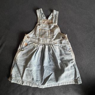 ベビーギャップ(babyGAP)のbaby GAP デニム　ジャンパースカート　80(スカート)