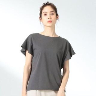 エニィファム(anyFAM)の新品未使用 エニィファム 【UVケア・接触冷感】フレアTブラウス Tシャツ(カットソー(半袖/袖なし))