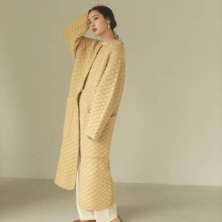 トゥデイフル(TODAYFUL)の todayful  Quilting Knit Coat(ロングコート)