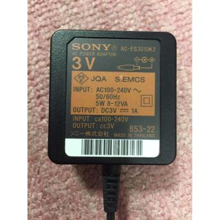 ソニー(SONY)の充電コード　SONY AC-ES3010K2(その他)