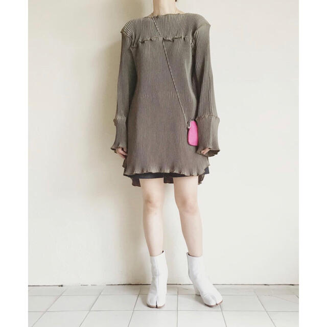 kotohayokozawa 20aw pleats mini dress