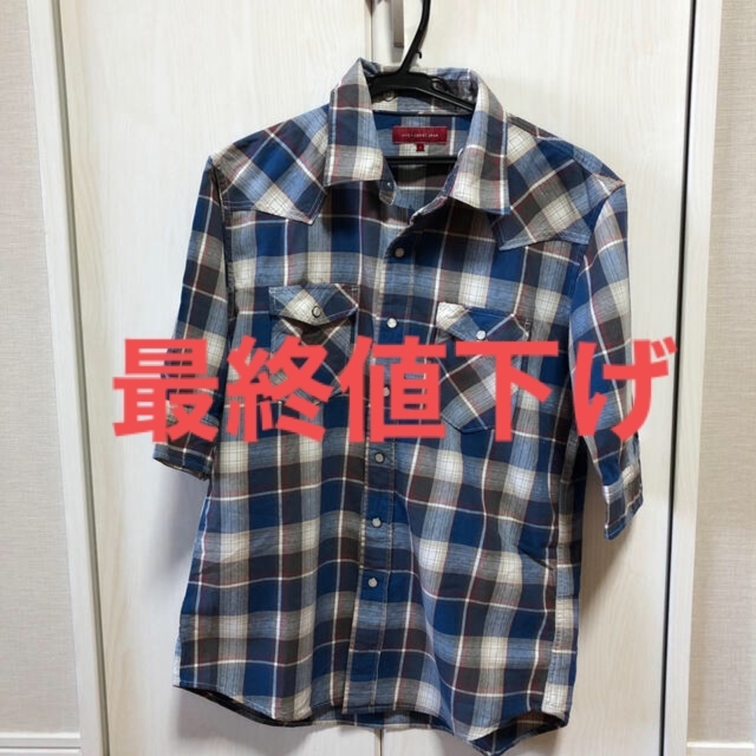 しまむら(シマムラ)のメンズ チェックシャツ メンズのトップス(Tシャツ/カットソー(七分/長袖))の商品写真