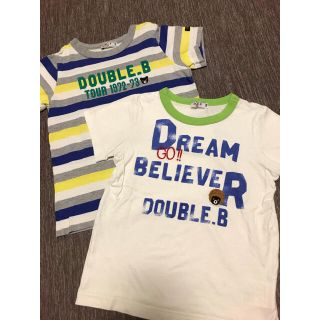 ダブルビー(DOUBLE.B)の訳あり　ダブルビー　110 半袖セット　男の子(Tシャツ/カットソー)