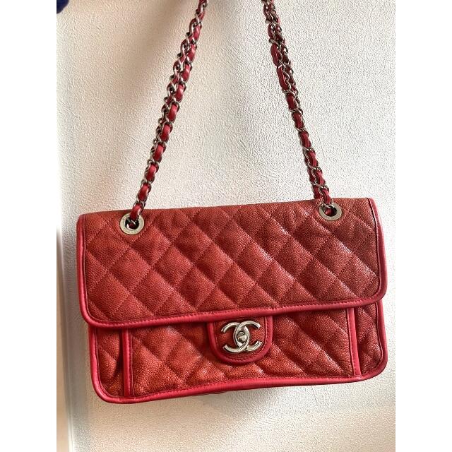 CHANEL(シャネル)のCHANEL💕フレンチリビエラ　キャビアスキン マトラッセ ショルダーバッグ レディースのバッグ(ショルダーバッグ)の商品写真