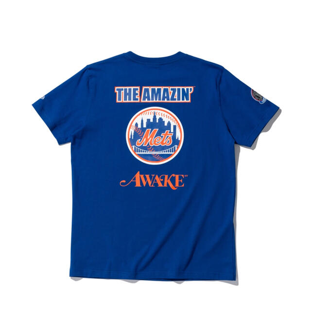 AWAKE(アウェイク)のNew Era × Awake NY Tシャツ メッツ Mサイズ ロイヤル メンズのトップス(Tシャツ/カットソー(半袖/袖なし))の商品写真